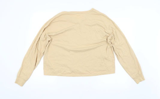 Hollister Womens Beige Basic T-Shirt Size S