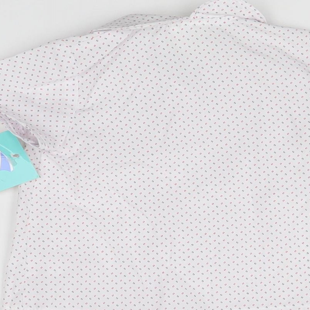 Brand and care label for babyFurr Baby Multicoloured Polka Dot Basic Button-Up, size 6-9, Months