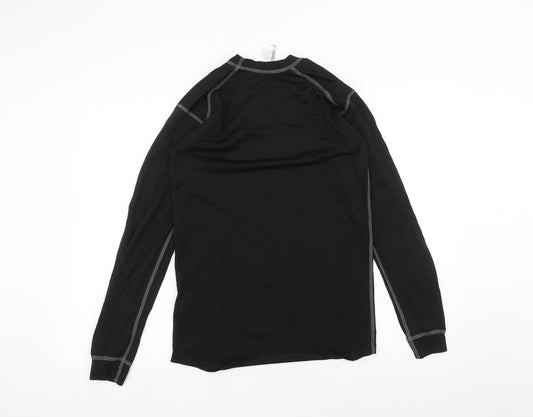 Workwear Womens Black Basic T-Shirt Size L