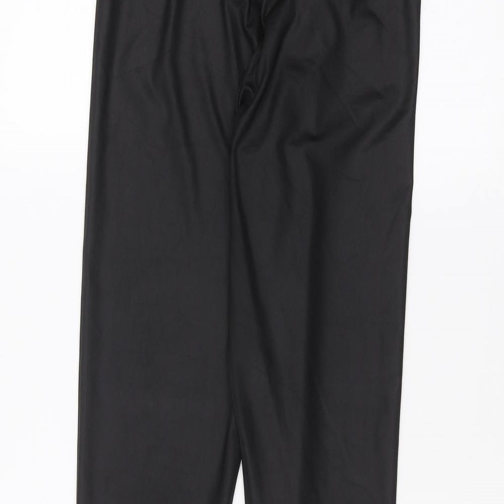 New Look Womens Black Trousers Size 8 L25 in