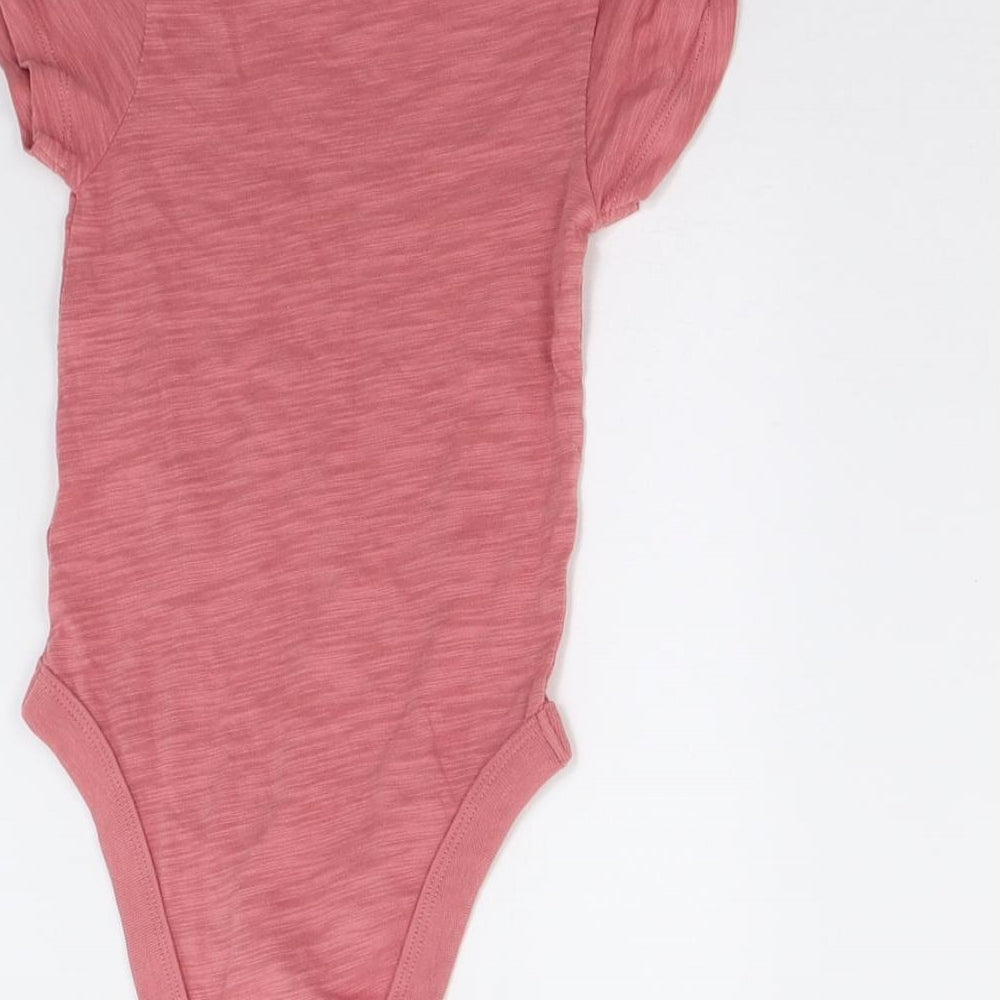 M&S Baby Pink Babygrow One-Piece Size 18-24 Months
