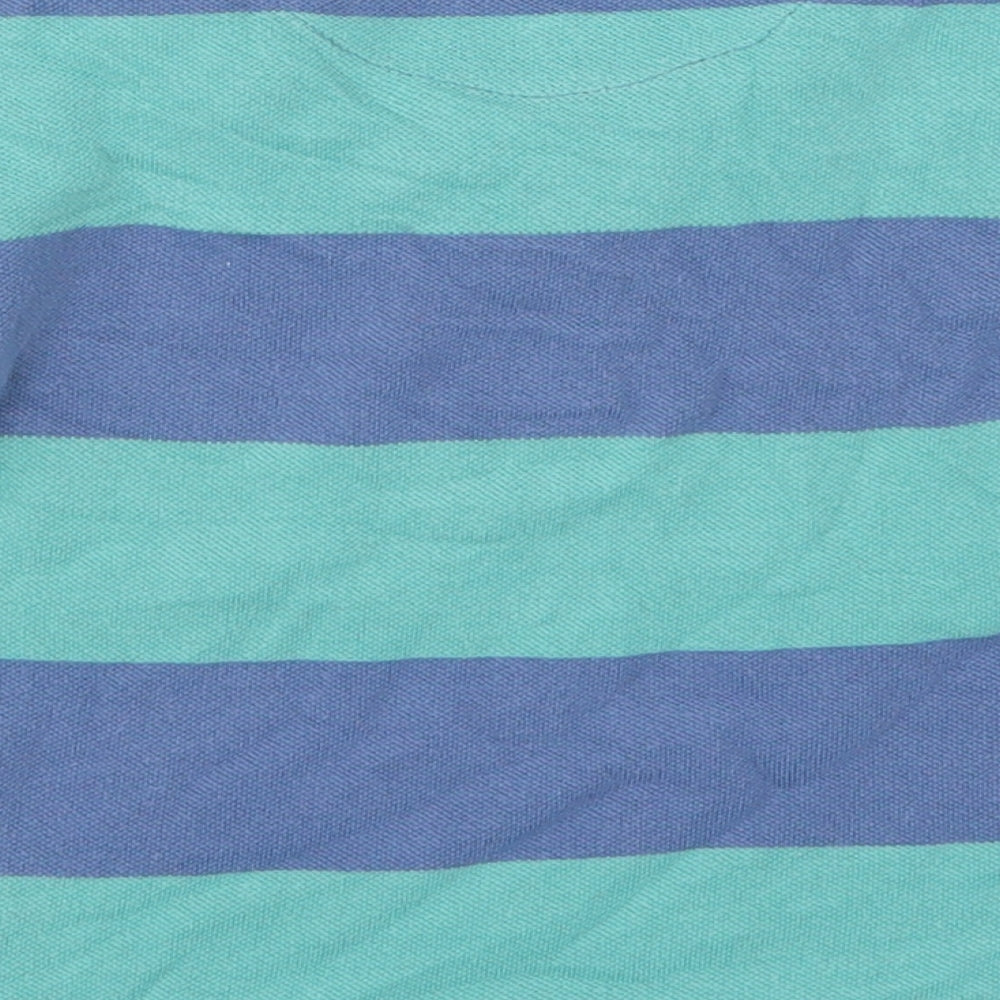 John Lewis Boys Blue Striped Basic Polo Size 3 Years
