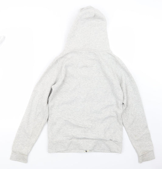 Miss 21 Womens Grey Full Zip Hoodie Size M