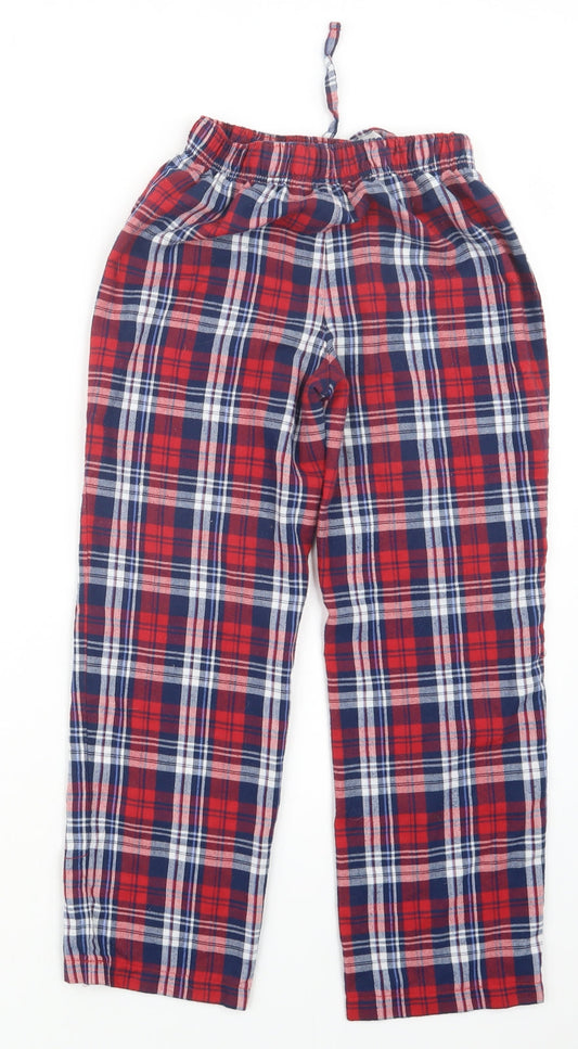Gap Girls Red Check Capri Pyjama Pants Size 8 Years
