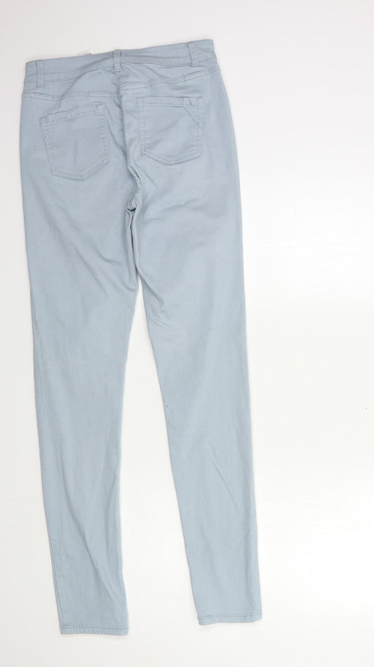NEXT Womens Blue Denim Skinny Jeans Size 8 L32 in