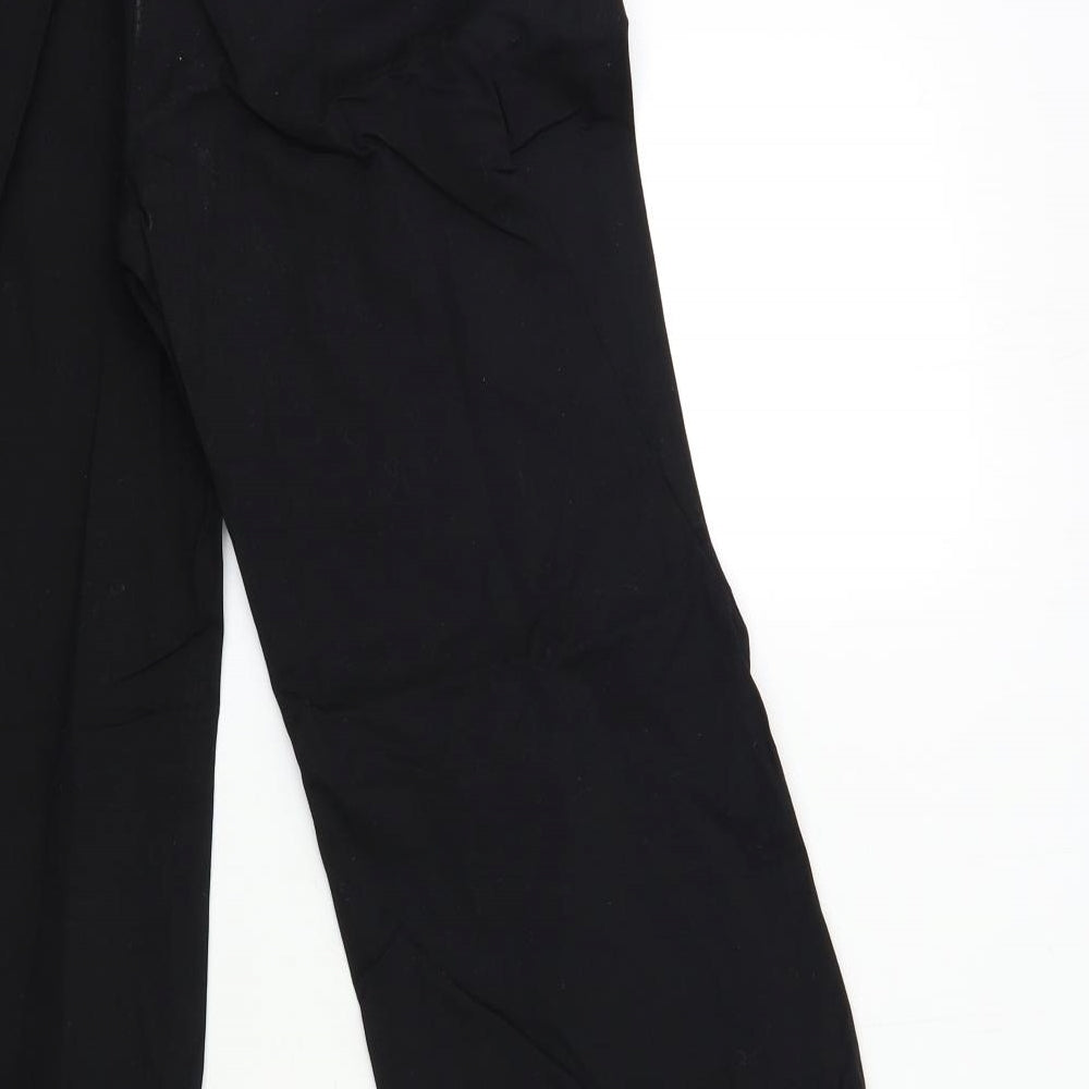Marks and Spencer Womens Black Trousers Size 10 L28 in