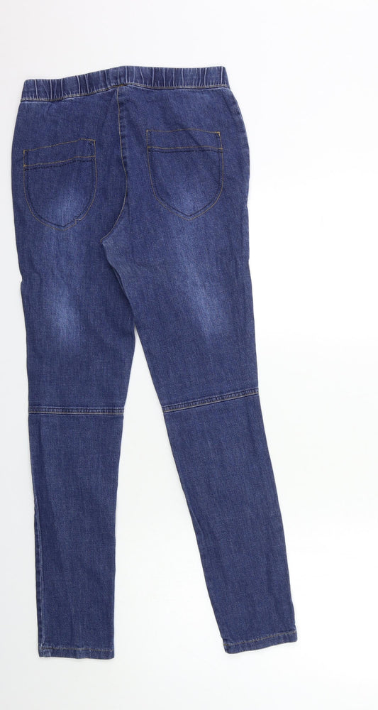 Kaleidoscope Womens Blue Denim Skinny Jeans Size 10 L29 in