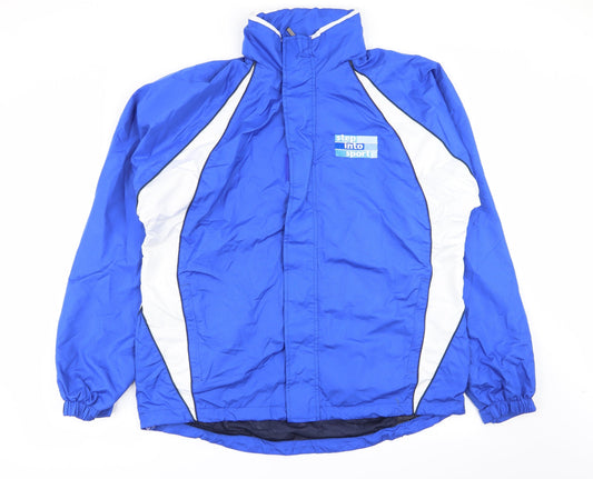 mushini Mens Blue Jacket Coat Size M