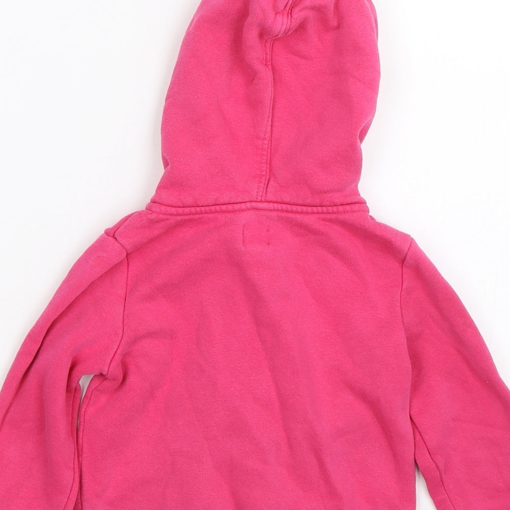 Gap Girls Pink Full Zip Hoodie Size 2 Years