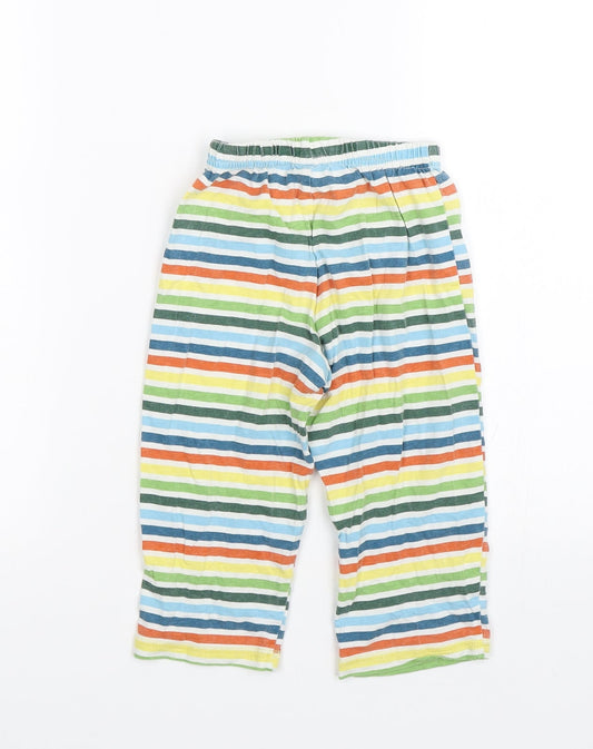 George Boys Multicoloured Striped Pyjama Pants Size 2-3 Years