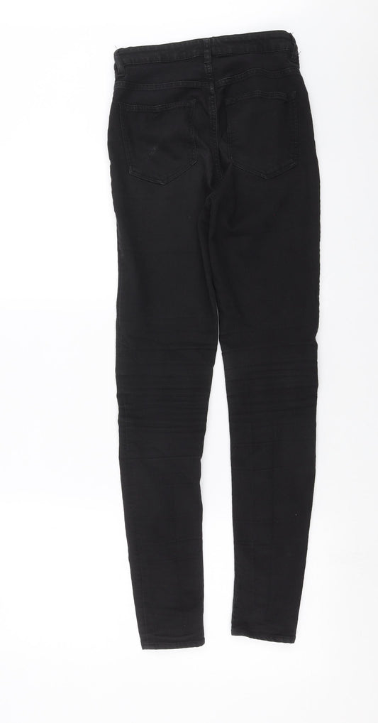 Divided by H&M Womens Black Denim Skinny Jeans Size 10 L29 in