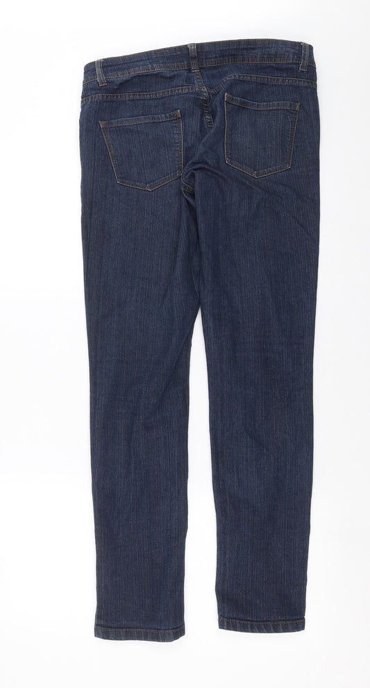 YESYES Womens Blue Denim Skinny Jeans Size 12 L31 in