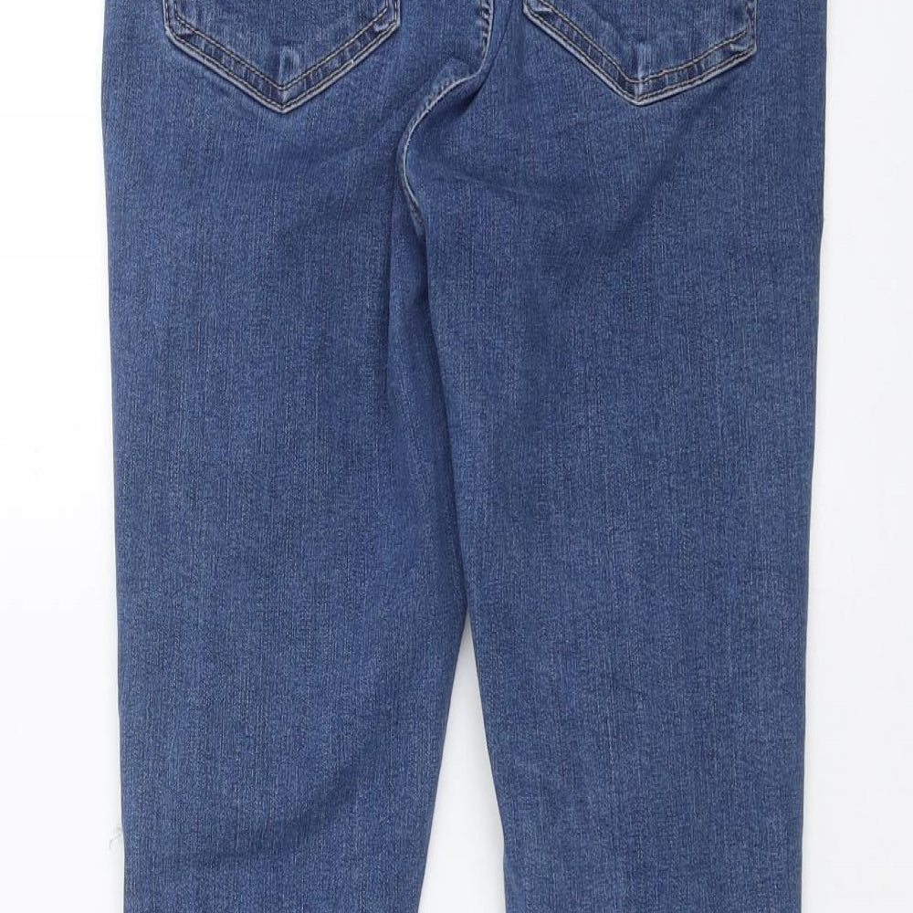 Topshop Womens Blue Denim Skinny Jeans Size 26 in L26 in