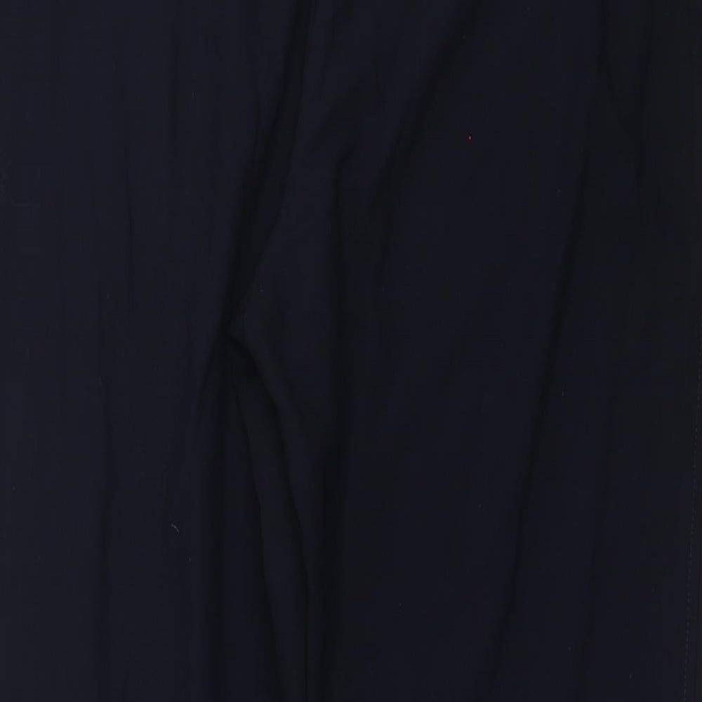 Marks and Spencer Womens Blue Trousers Size 16 L26 in