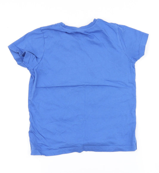 Primark Boys Blue Basic T-Shirt Size 7-8 Years