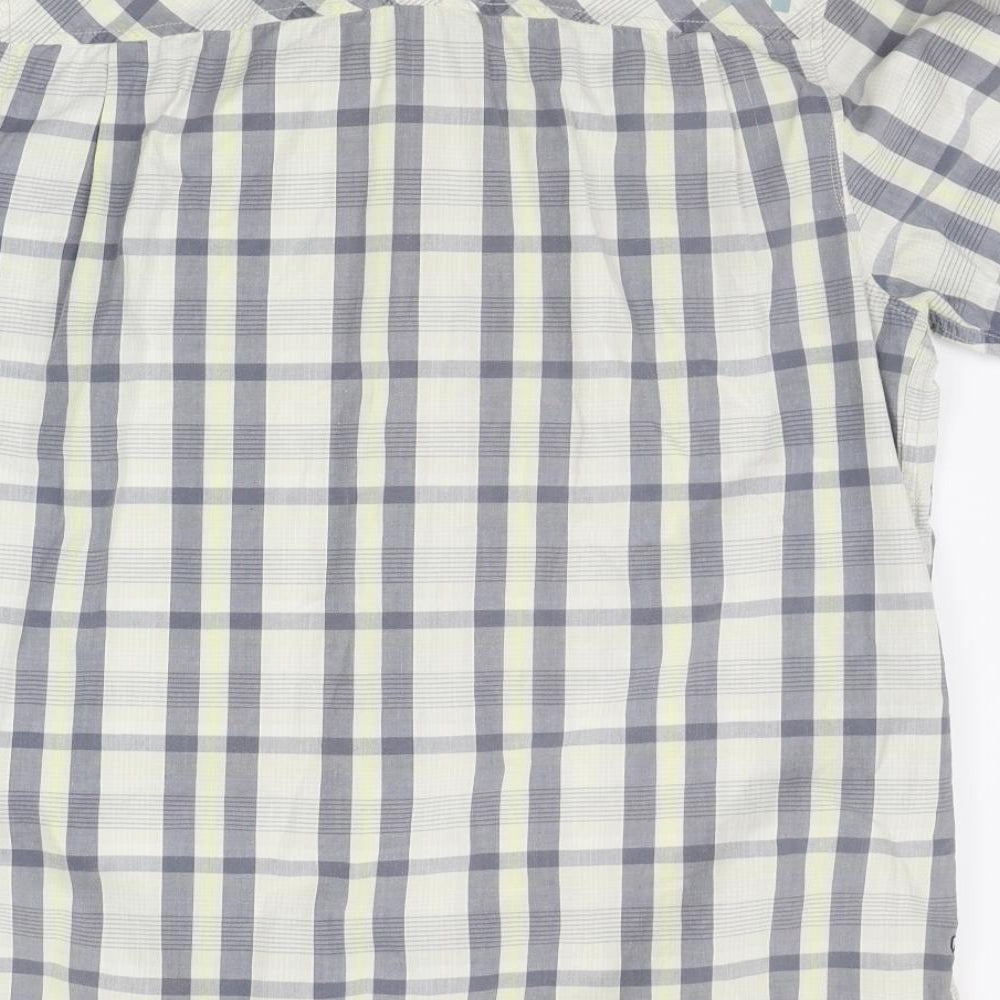 Company 81 Mens Beige Check Button-Up Size XL