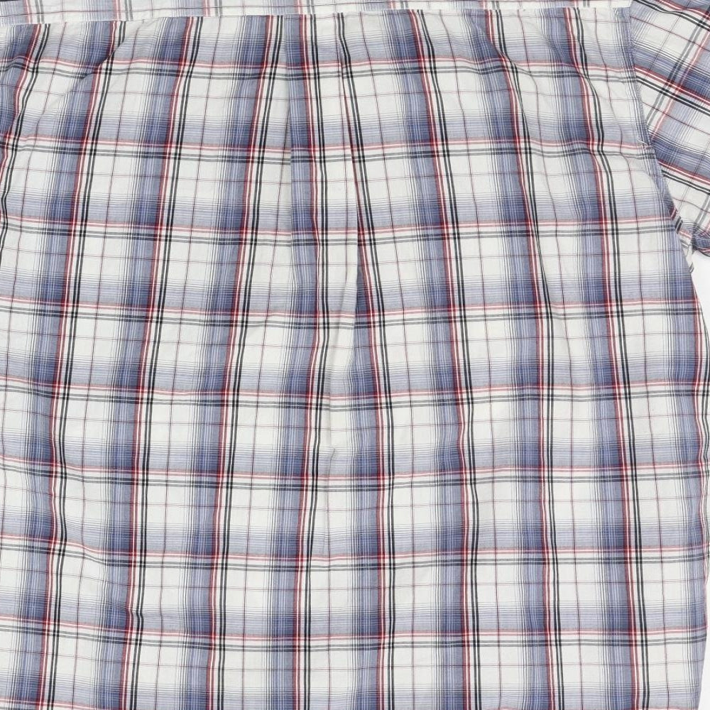 Urban Sprirt Mens Blue Check Button-Up Size XL