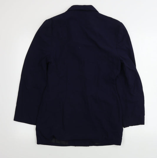 New Look Womens Blue Jacket Blazer Size 12
