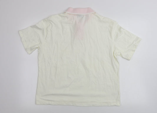 JRB Golf Mens Ivory Polo Size XL