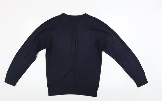 F&F Mens Blue Pullover Jumper Size S