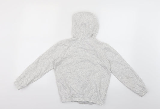 George Boys Grey Full Zip Hoodie Size 9-10 Years