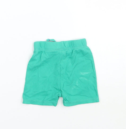 George Boys Green Cropped Trousers Size 3-6 Months