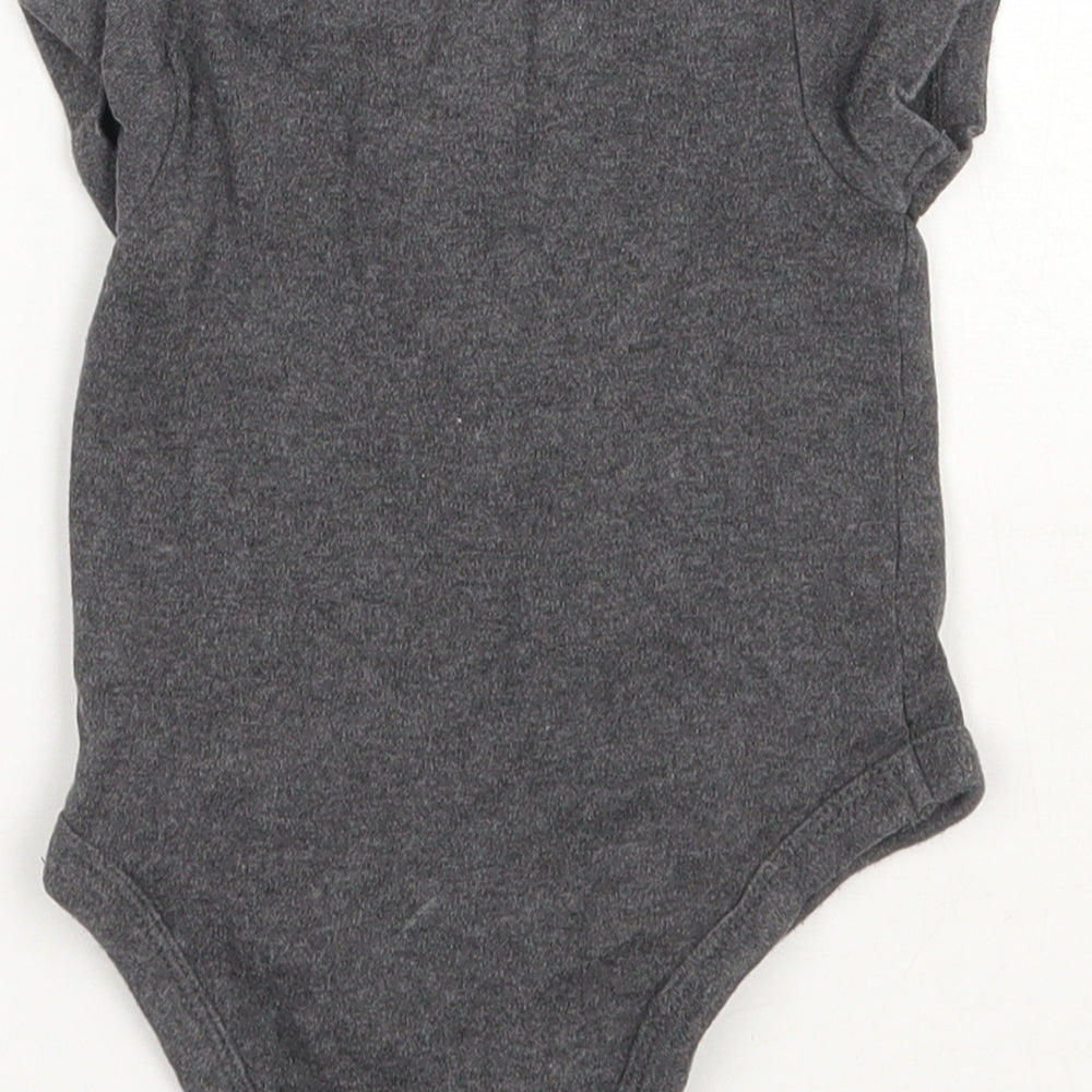 Mammas & Pappas Baby Grey Babygrow One-Piece Size 3-6 Months