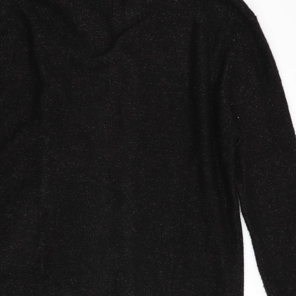 River Island Womens Black Cardigan Jumper Size L