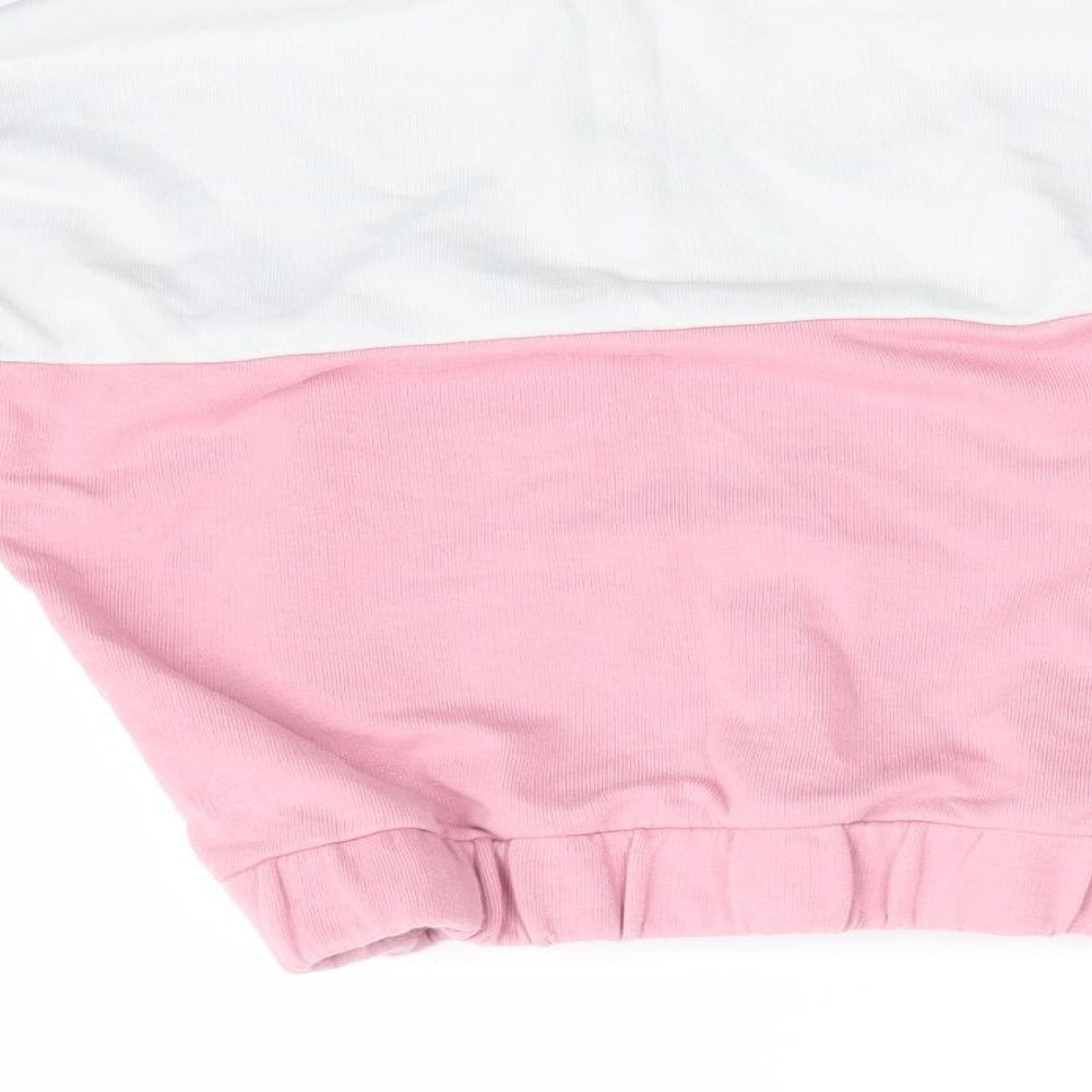 George Girls Pink Pullover Sweatshirt Size 5-6 Years - Make a Difference Pudsey