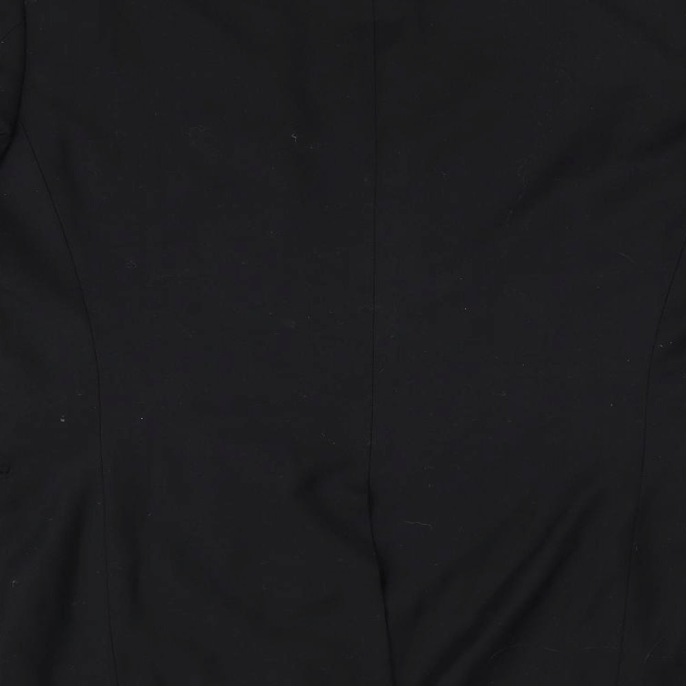 Topman London Mens Black Jacket Blazer Size 36 - Single Vented