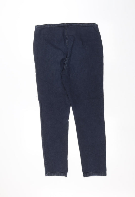 Marks and Spencer Womens Blue Denim Skinny Jeans Size 12 L26 in