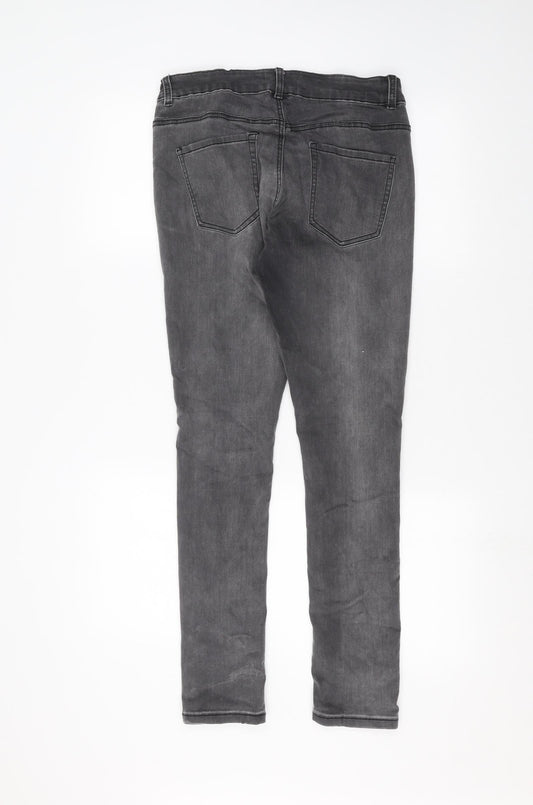Dorothy Perkins Womens Black Skinny Jeans Size 16 L28 in