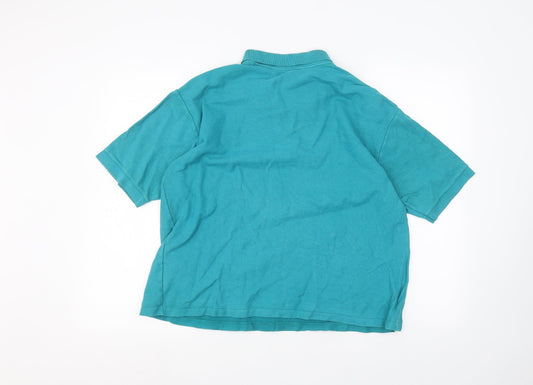 St michael Womens Green Basic Polo Size 20