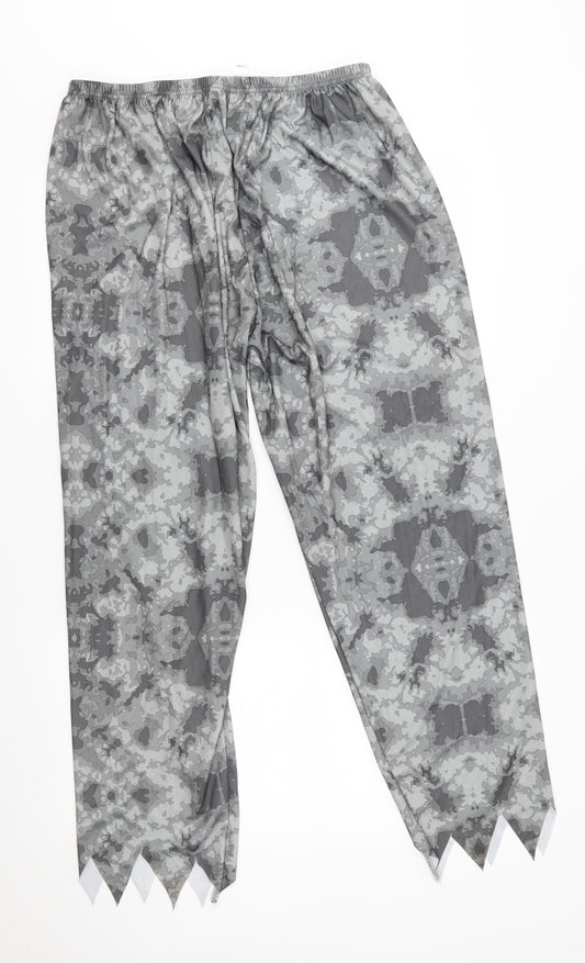 George Mens Grey Trousers Size L L28 in - halloween