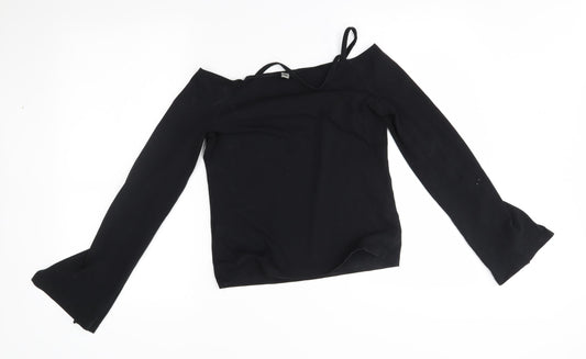 ASOS Womens Black Basic Blouse Size 10