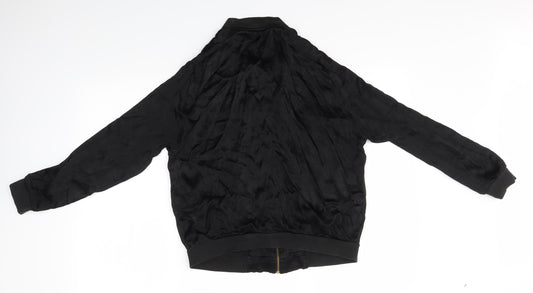 Very Womens Black Full Zip Sweatshirt Size 14