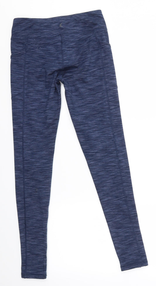 Preworn Womens Blue Sweatpants Leggings Size S L29 in