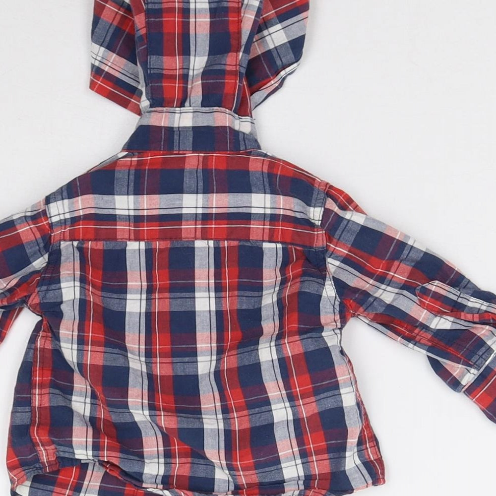 Primark Baby Multicoloured Check Basic Button-Up Size 3-6 Months