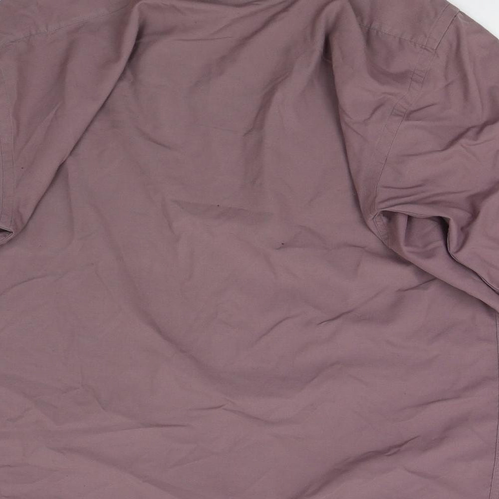 Martino Mens Purple Button-Up Size 40