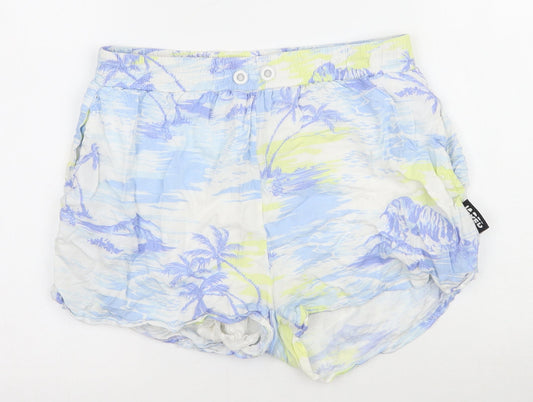 Jaded London Womens Multicoloured    Shorts Size S - Palm beach