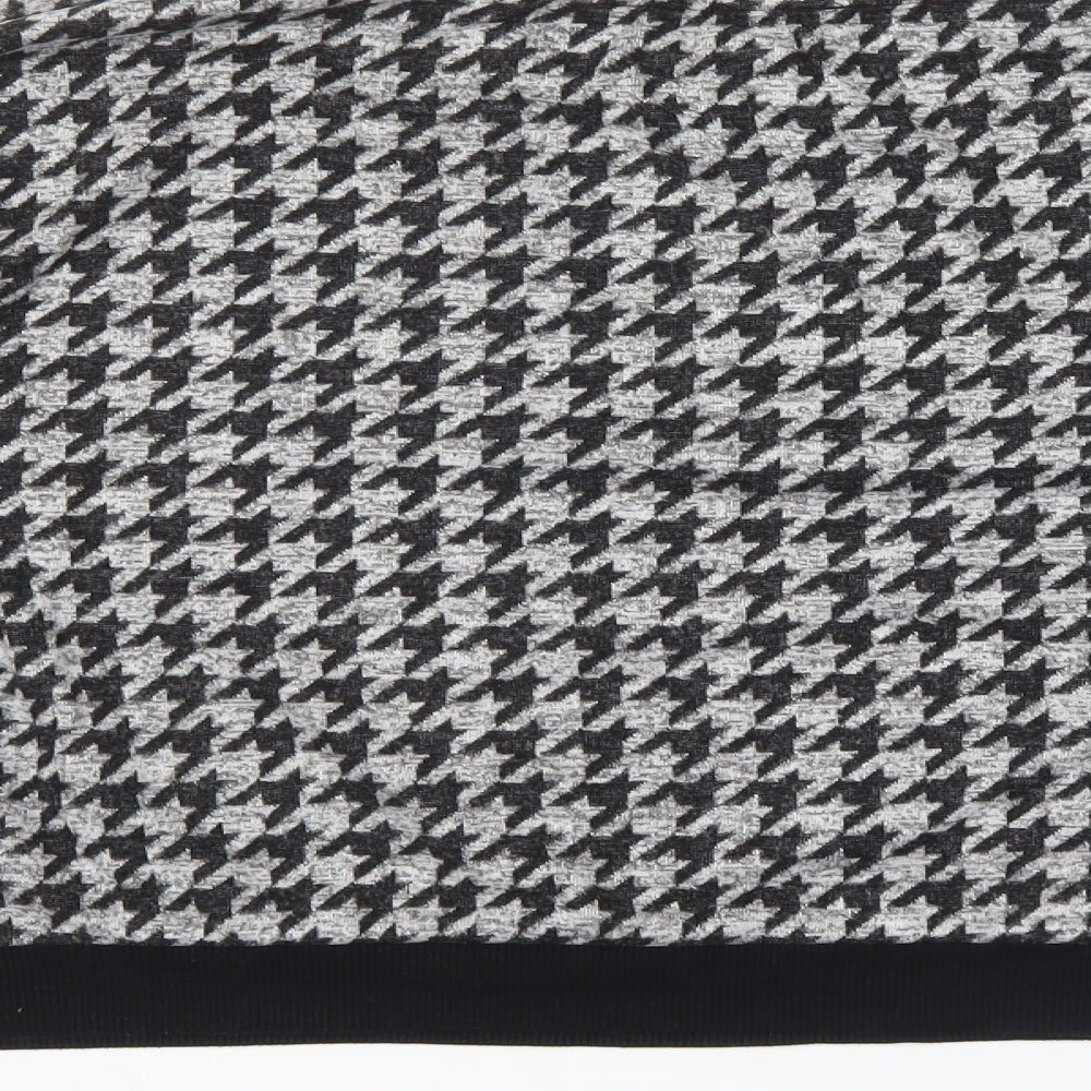 New Look Womens Grey Houndstooth Pullover Jumper Size M