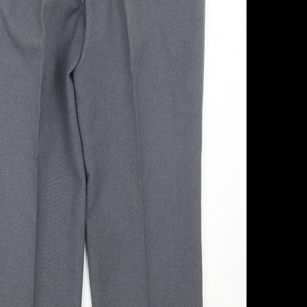 Simon Taylor Mens Grey Trousers Size 36 in L26 in