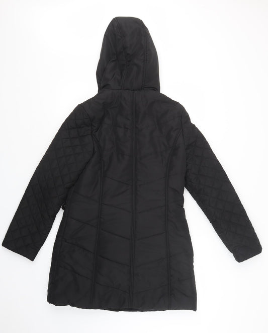 M&Co Womens Black Jacket Size 10