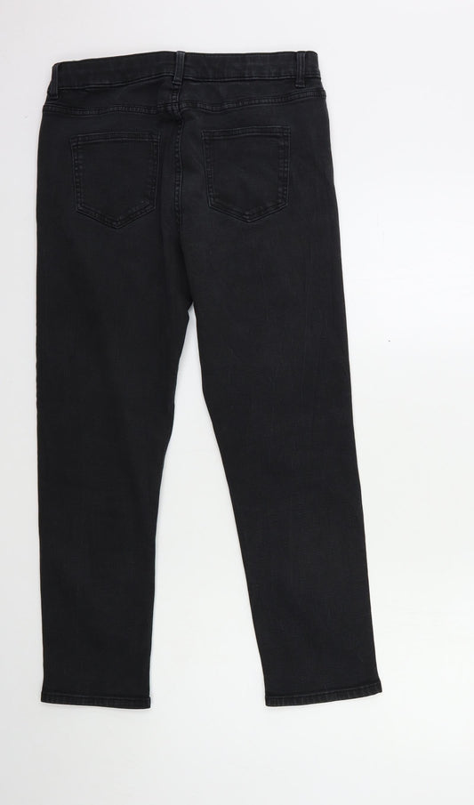 Marks and Spencer Womens Black Denim Skinny Jeans Size 10 L26 in