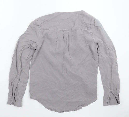 NEXT Womens Grey Basic Blouse Size 10