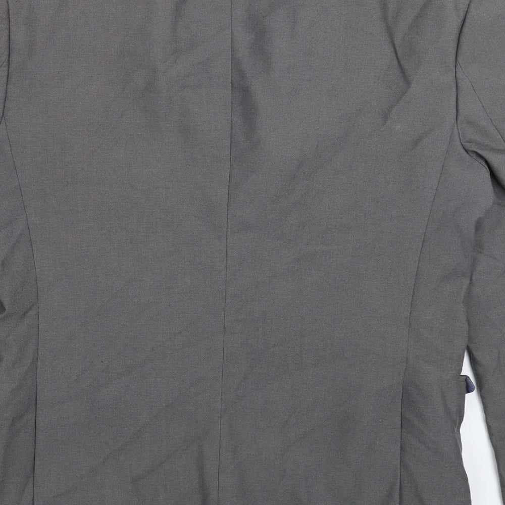 Burton Mens Grey Jacket Suit Jacket Size 36