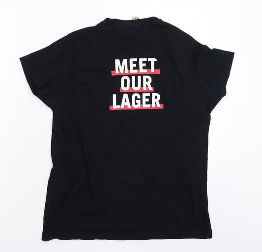 Roly Womens Black Basic T-Shirt Size M