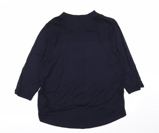 betty and co Womens Blue Basic Blouse Size 12