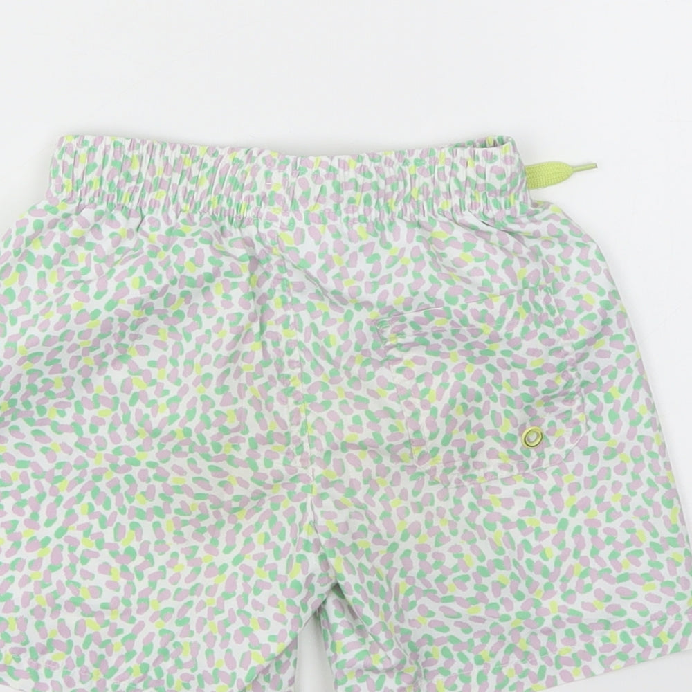 WLML Boys Multicoloured Animal Print Sweat Shorts Size 4-5 Years