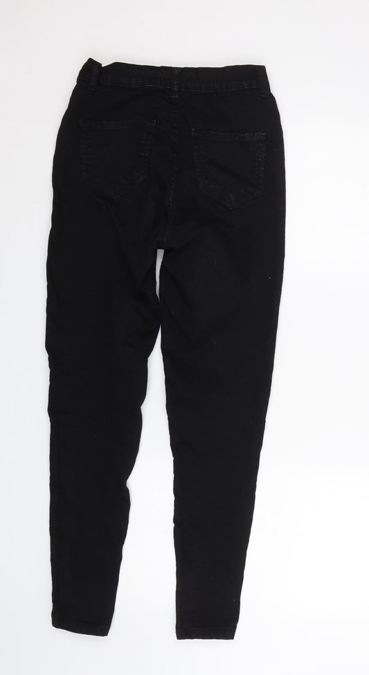 DTT Womens Black Denim Skinny Jeans Size 8 L27 in